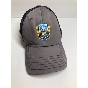 BTW Special Ops Team Cap Hat Gray Adult Mesh Snapback Bill Glass Behind the Wall